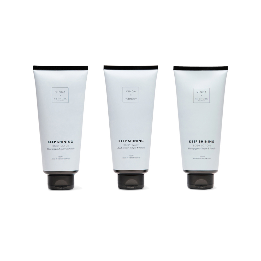 Logo trade corporate gifts picture of: VINGA x TGL body care gift set