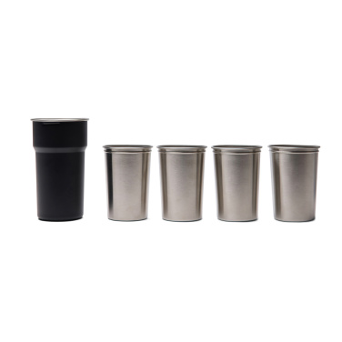 Logotrade business gift image of: VINGA Parks RCS SS cup, 4 pcs, 250 ML