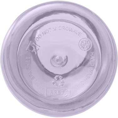 Logotrade promotional gift picture of: Oregon 400 ml RCS certified recycled plastic water bottle with carabiner