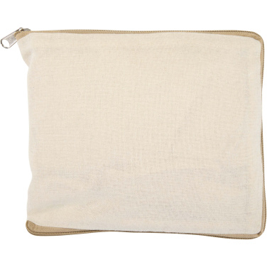 Logo trade promotional merchandise picture of: Sierra 140 g/m² GRS recycled foldable cotton tote bag 7L