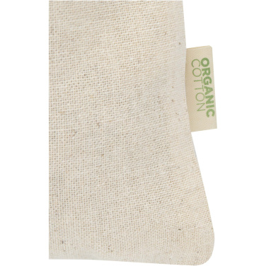 Logotrade promotional gift picture of: Odisha 140 g/m² OCS organic gift bag - 15 x 10 cm