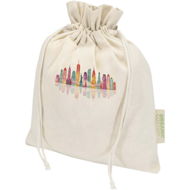 Logotrade promotional products photo of: Odisha 140 g/m² OCS organic gift bag - 30 x 25 cm