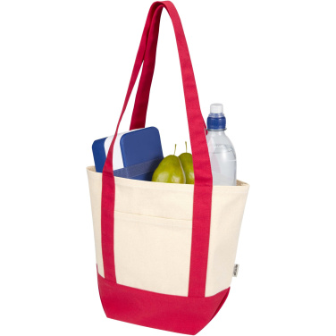 Logo trade corporate gifts picture of: Sam 320 g/m² GRS recycled mini cotton tote bag