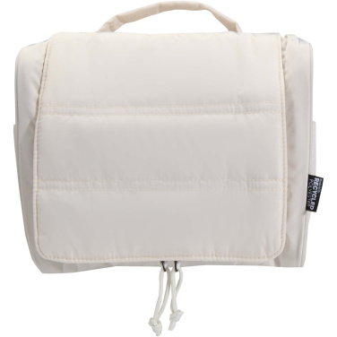 Logotrade promotional merchandise picture of: Puffer GRS recycled hangable toiletry bag 8L