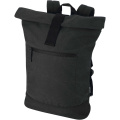 Recanvas 14” GRS recycled rolltop backpack 16L, Black
