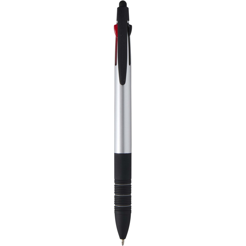 Logotrade promotional item image of: Trine 3-ink RCS recycled ballpoint pen with stylus