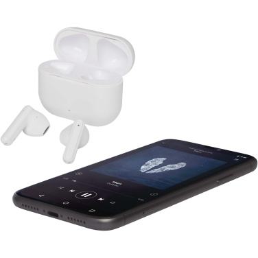 Logotrade promotional product picture of: Altais recycled plastic True Wireless Bluetooth® headset