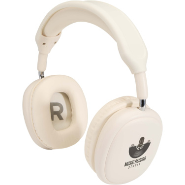 Logo trade promotional merchandise picture of: Alzir recycled plastic over-ear wireless Bluetooth® headset