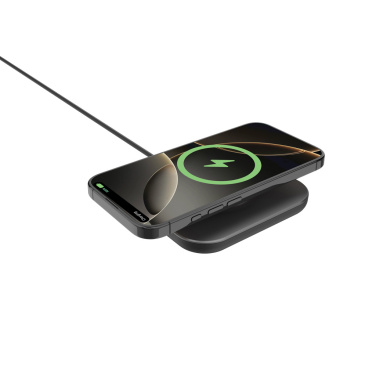 Logotrade promotional gifts photo of: Quantum ultra-fast 25W magnetic wireless charging pad
