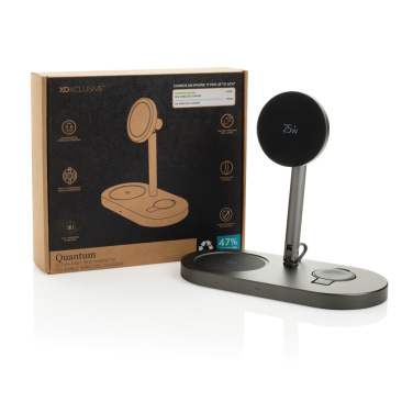 Logotrade corporate gifts photo of: Quantum RCS ultra-fast 25W Magnetic desk wireless Charger