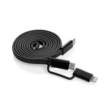 Logotrade promotional item picture of: Arc RCS recycled Ultra-thin 60W 2 in 1 magnetic cable