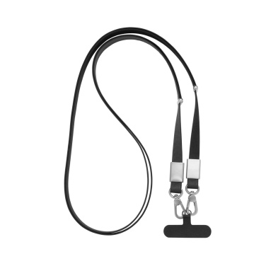 Logotrade promotional merchandise photo of: Nivo RCS recycled PET Crossbody lanyard