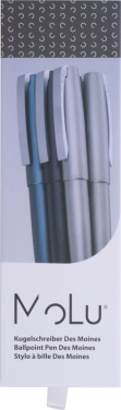 Logo trade promotional item photo of: Metal ballpoint pen Des Moines MoLu