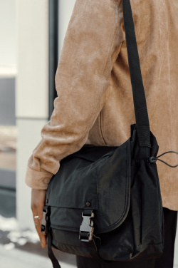 Logo trade promotional items picture of: KENTO URBAN RCS recycled nylon 15.6 inch Messenger