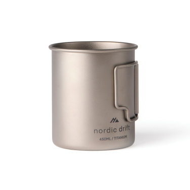 Logo trade corporate gifts image of: Nordic Drift Trail Ultra Light Titanium 450ml Cup