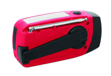 Logotrade corporate gift picture of: Portable radio SOS with LED torch