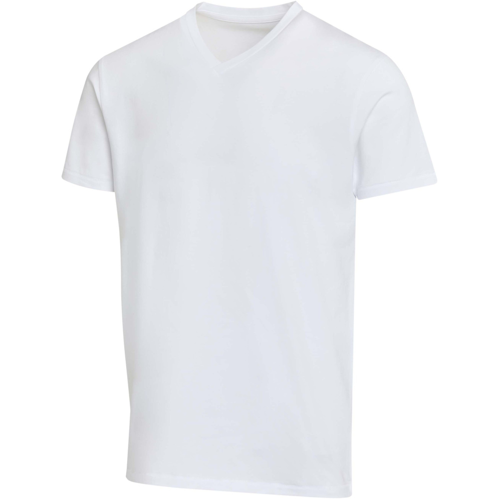 Logotrade business gifts photo of: Balfour 200 g/m² short sleeve v-neck unisex OCS organic t-shirt