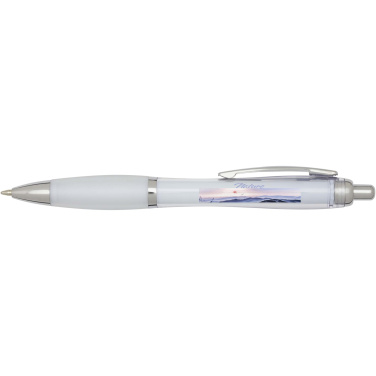 Logo trade promotional product photo of: Nash RCS recycled plastic ballpoint pen (blue ink)