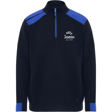 Logo trade promotional gifts image of: Maverick 280 g/m2 men's half zip sweater