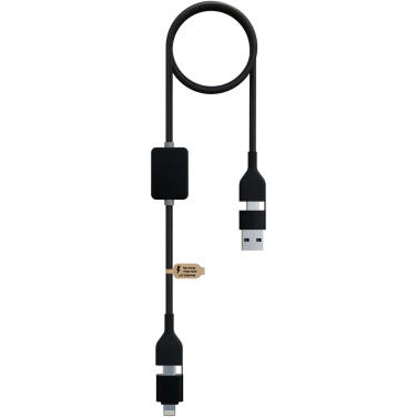 Logo trade corporate gifts picture of: SCX.design C32 60W switch charging cable with light-up logo