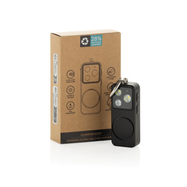 Logo trade advertising products picture of: GuardBuddy RCS Personal alarm USB-C re-chargeable