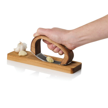 Logo trade promotional giveaway photo of: AdHoc RoccaAlio Garlic press with chopping board