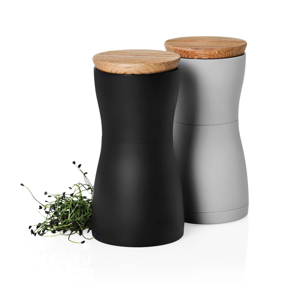 Logotrade promotional giveaway picture of: AdHoc Twin Salt and pepper mill set