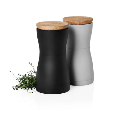 Logo trade promotional giveaways image of: AdHoc Twin Salt and pepper mill set