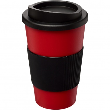 Logotrade reklaamkingituse foto: Americano® 350 ml silikoonist võruga kohvitops