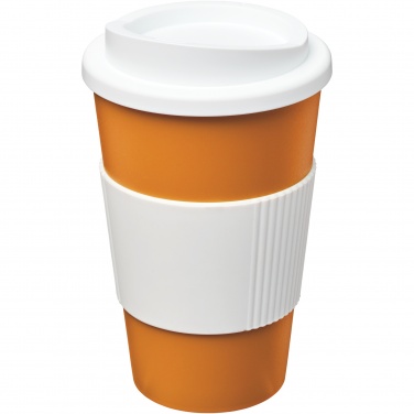 Logo trade reklaamkingitused foto: Americano® 350 ml silikoonist võruga kohvitops