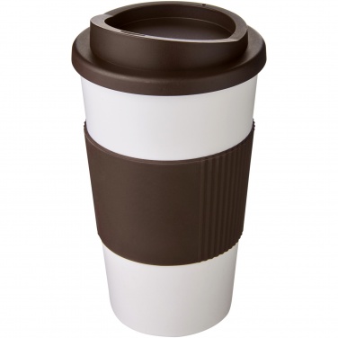 Logo trade firmakingituse pilt: Americano® 350 ml silikoonist võruga kohvitops