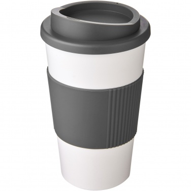 Logo trade firmakingi pilt: Americano® 350 ml silikoonist võruga kohvitops