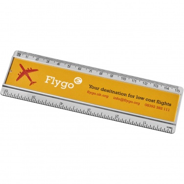 Logo trade reklaamkingi pilt: Ellison 15 cm plastikust joonlaud