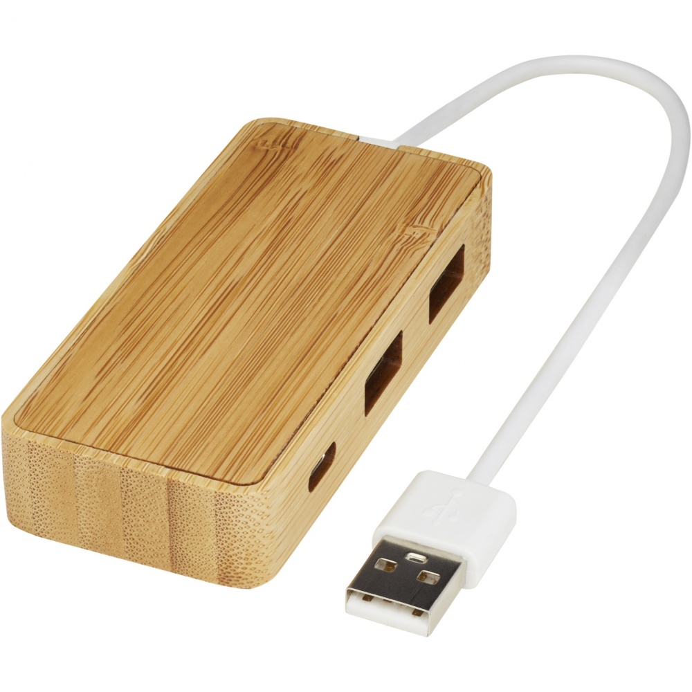 Logotrade firmakingi foto: Tapase bambusest USB-jaotur