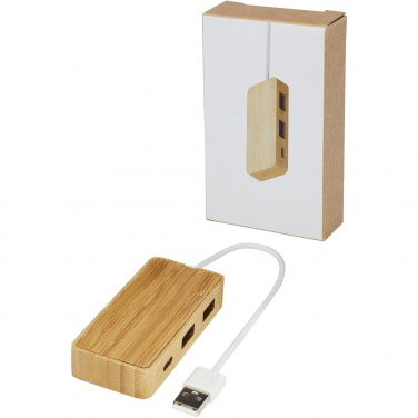 Logotrade reklaamkingituse foto: Tapase bambusest USB-jaotur