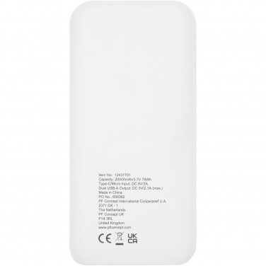 Logo trade ärikingi pilt: Electro 20 000 mAh taaskasutatud plastist akupank 