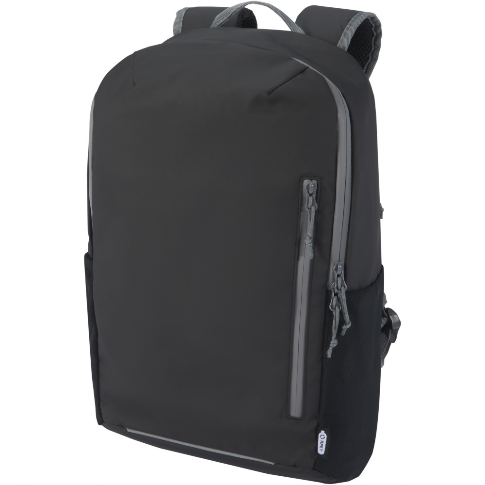 Logotrade meened pilt: Aqua 15" GRS taaskasutatud veekindel sülearvuti seljakott 21L