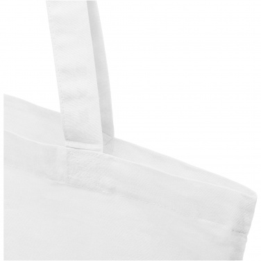 Logotrade ärikingituse foto: Madras 140 g/m2 GRS taaskasutatud puuvillast kandekott 7L