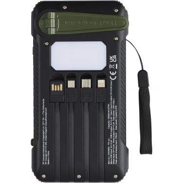 Logotrade ärikingituse foto: Soldy 10 000 mAh RCS taaskasutatud plastist päikesedünamo jõupank 