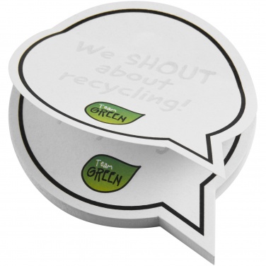 Logo trade reklaamtoote pilt: Sticky-Mate® kõnemullikujulised taaskasutatud kleeppaberid