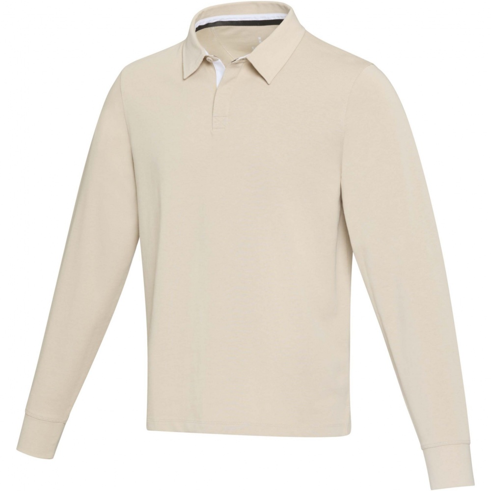 Logo trade firmakingid foto: Clyde unisex orgaaniline ragbi polo dressipluus