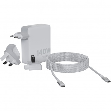 Logotrade reklaamkingituse foto: Xtorm XVC2140 GaN Ultra 140 W reisilaadija 240 W USB-C PD kaabliga