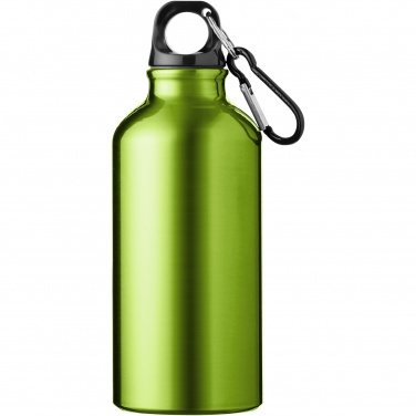 Logotrade reklaamkingituse foto: Oregon 400 ml alumiiniumist veepudel karabiiniga