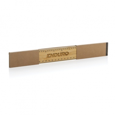 Logotrade reklaamkingitused pilt: Timbersoni eriti paks 30 cm kahepoolne bambusest joonlaud