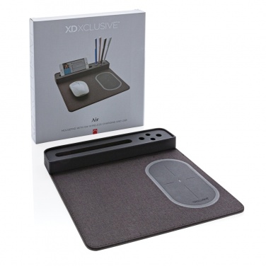Logotrade firmakingid pilt: Air hiirematt 5W juhtmevaba laadimise ja USB-ga