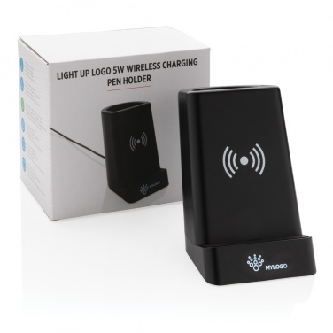 Logotrade ärikingitused pilt: Light up logo 5W juhtmevaba laadimispliiatsihoidja