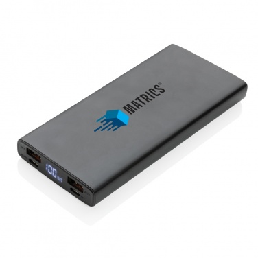 Logotrade meened pilt: Alumiiniumist 18 W 10 000 mAh PD Powerbank