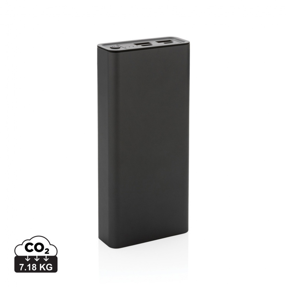 Logo trade reklaamkingitused foto: Terra RCS taaskasutatud 20 W alumiiniumist akupank 20 000 mAh