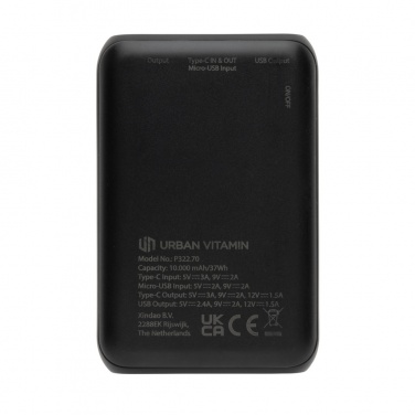 Logo trade firmakingitused foto: Urban Vitamin Alameda 10 000 mAh 18W PD toitepank
