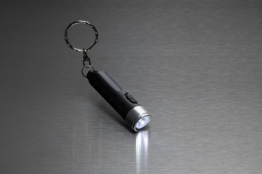 Logo trade reklaamkingi pilt: Globix RCS taaskasutatud plastist USB taaslaetav võtmehoidja taskulamp
